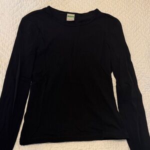 United Colors Of Benetton Black Long Sleeve Top